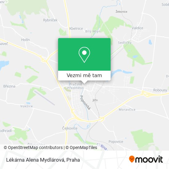 Lékárna Alena Mydlárová mapa