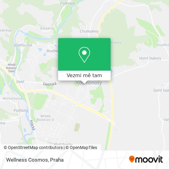 Wellness Cosmos mapa