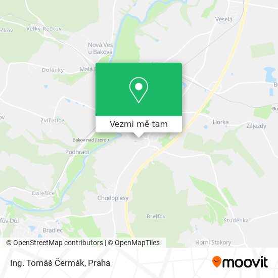 Ing. Tomáš Čermák mapa