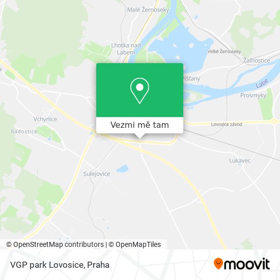 VGP park Lovosice mapa