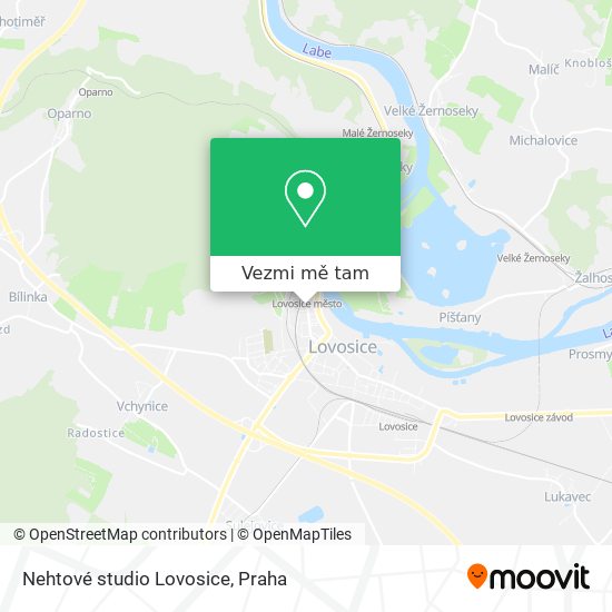 Nehtové studio Lovosice mapa