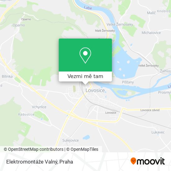 Elektromontáže Valný mapa