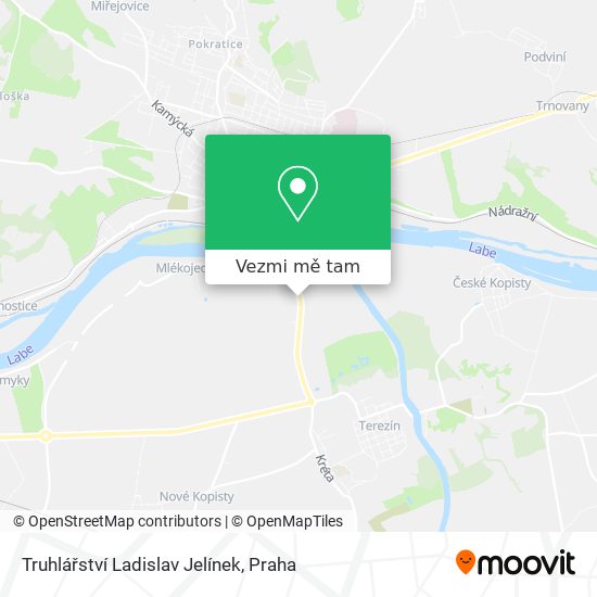 Truhlářství Ladislav Jelínek mapa