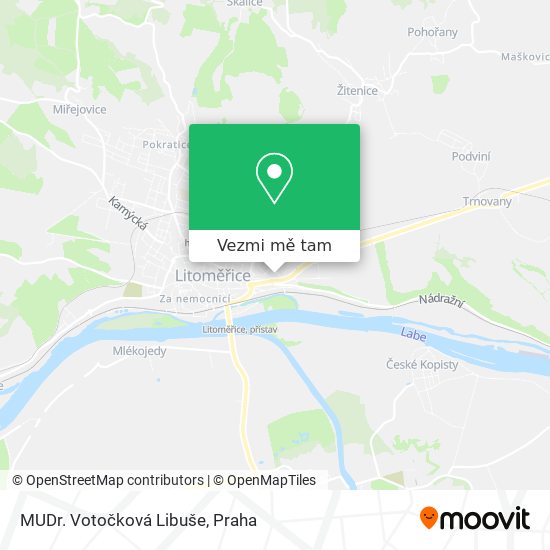 MUDr. Votočková Libuše mapa