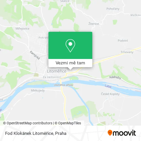 Fod Klokánek Litoměřice mapa