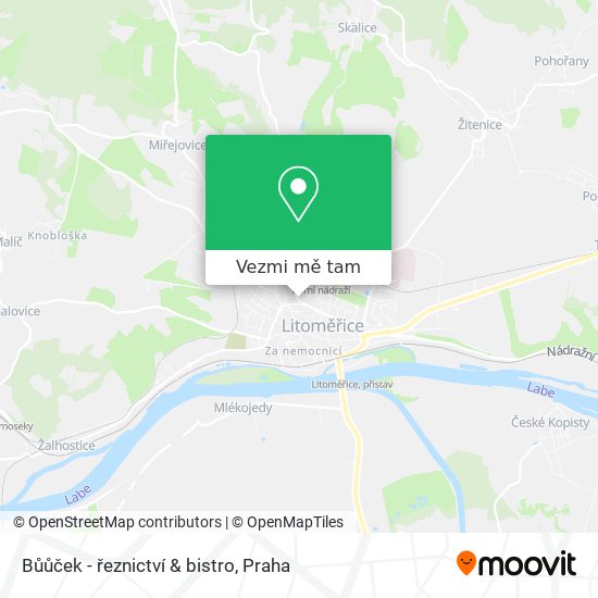 Bůůček - řeznictví & bistro mapa