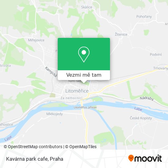 Kavárna park cafe mapa