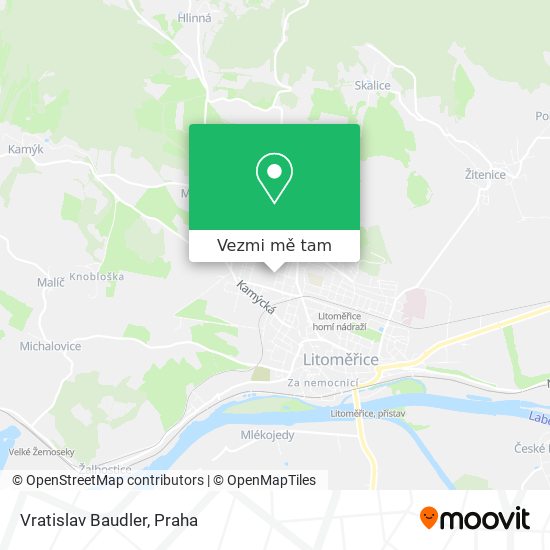 Vratislav Baudler mapa