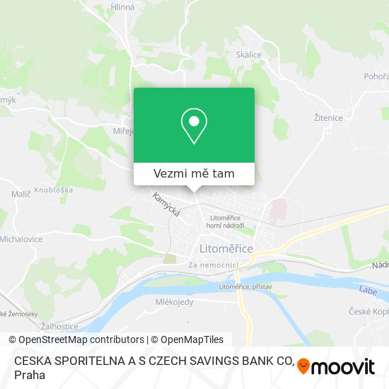 CESKA SPORITELNA A S CZECH SAVINGS BANK CO mapa