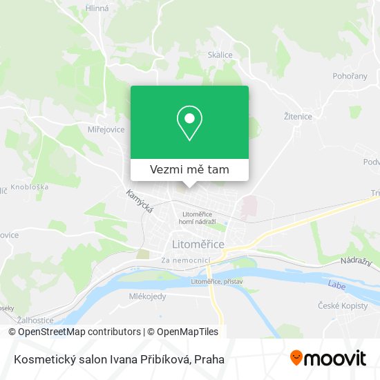 Kosmetický salon Ivana Přibíková mapa