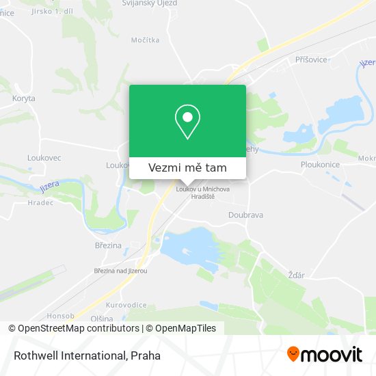 Rothwell International mapa