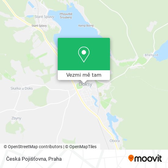 Česká Pojišťovna mapa