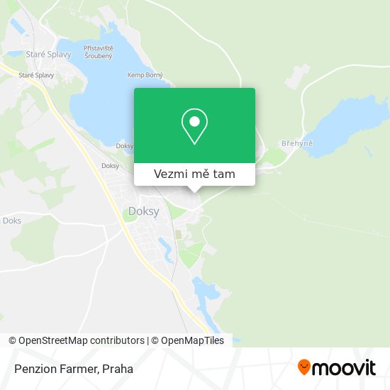 Penzion Farmer mapa