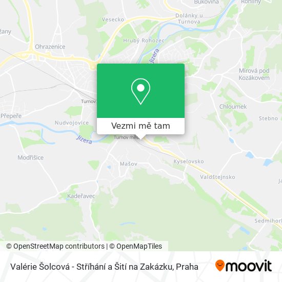 Valérie Šolcová - Stříhání a Šití na Zakázku mapa