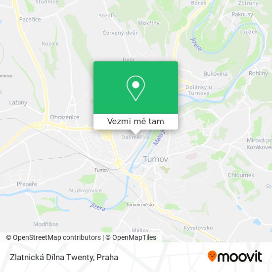 Zlatnická Dílna Twenty mapa