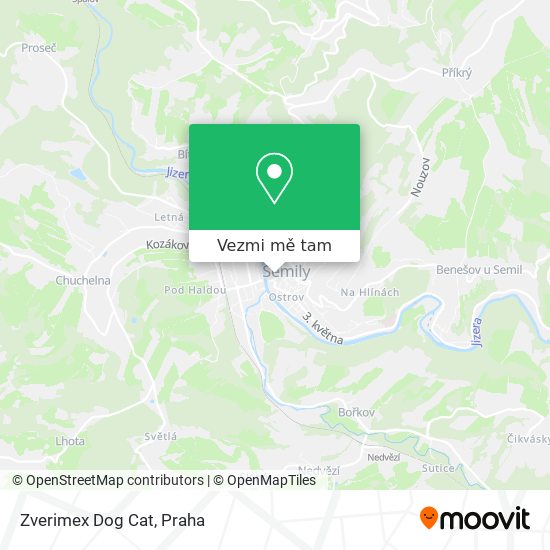 Zverimex Dog Cat mapa