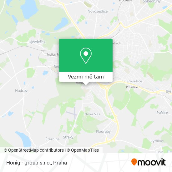 Honig - group s.r.o. mapa