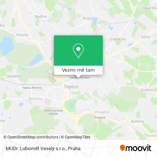MUDr. LubomíR Veselý s.r.o. mapa