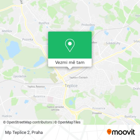 Mp Teplice 2 mapa