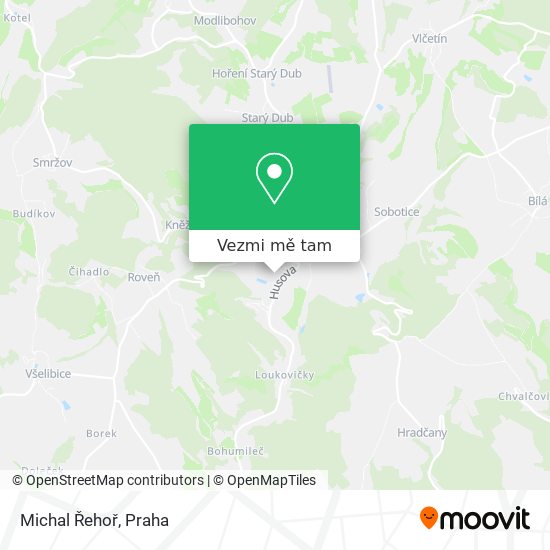 Michal Řehoř mapa