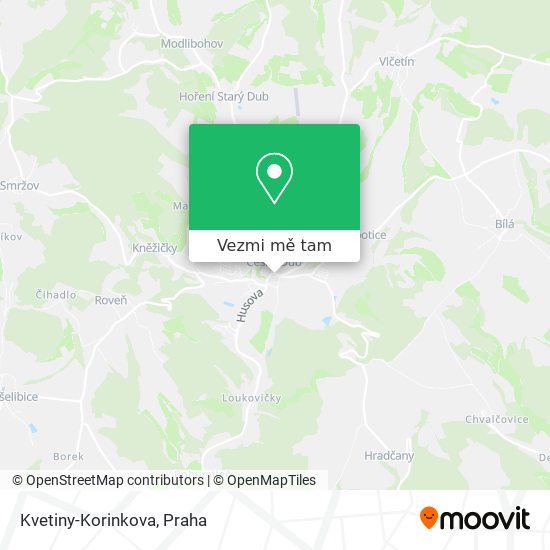 Kvetiny-Korinkova mapa