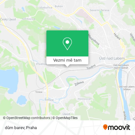 dům barev mapa