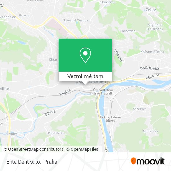 Enta Dent s.r.o. mapa