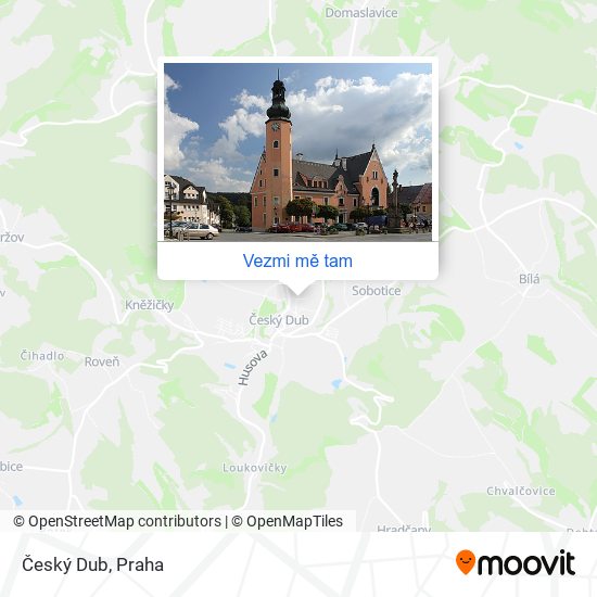 Český Dub mapa