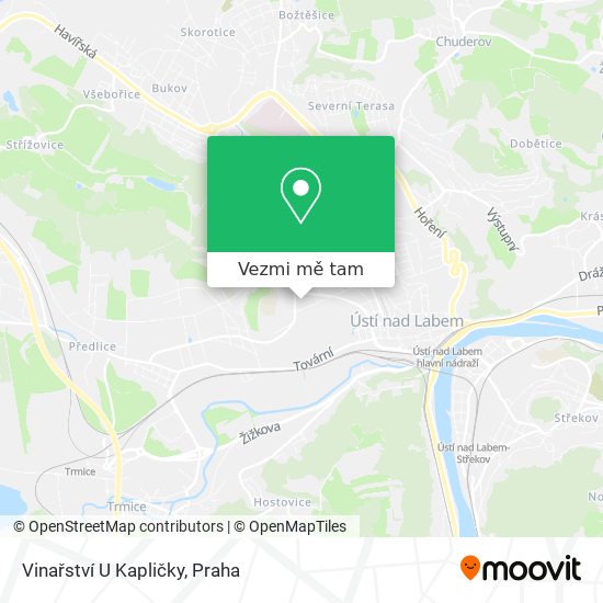 Vinařství U Kapličky mapa