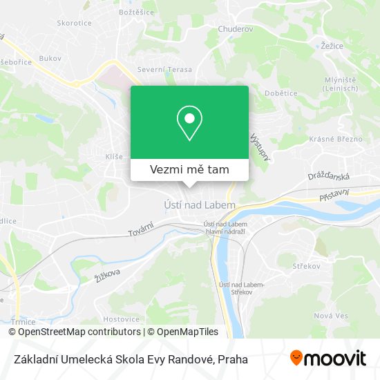 Základní Umelecká Skola Evy Randové mapa