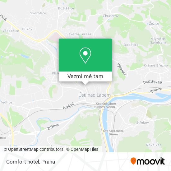 Comfort hotel mapa