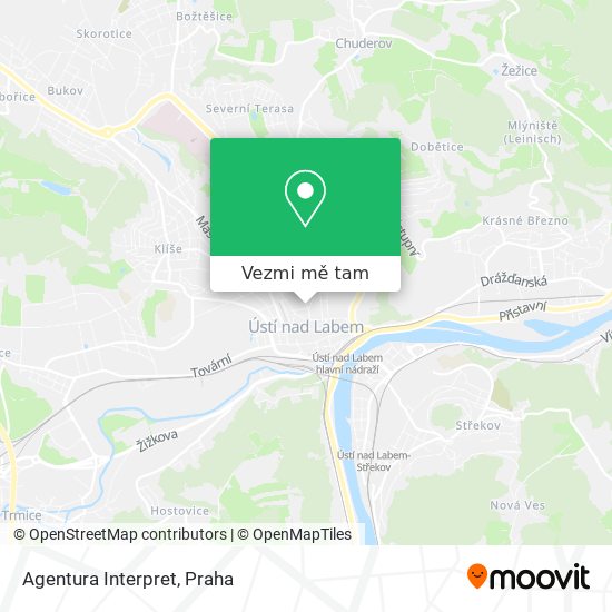 Agentura Interpret mapa