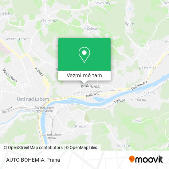 AUTO BOHEMIA mapa
