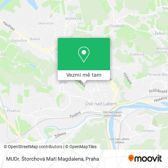 MUDr. Štorchová Maří Magdalena mapa