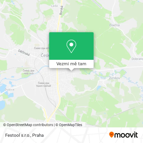 Festool s.r.o. mapa