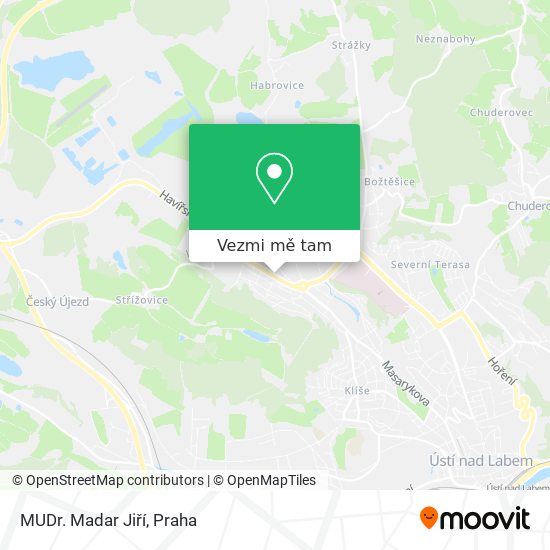 MUDr. Madar Jiří mapa