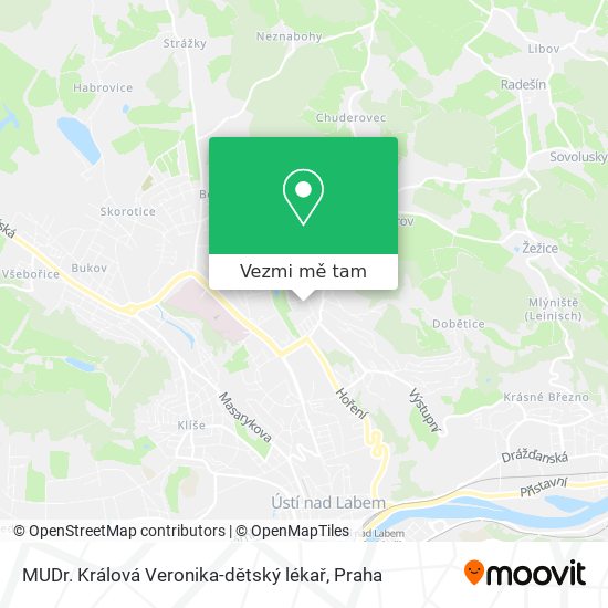 MUDr. Králová Veronika-dětský lékař mapa
