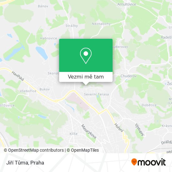 Jiří Tůma mapa