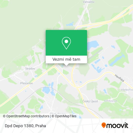 Dpd Depo 1380 mapa