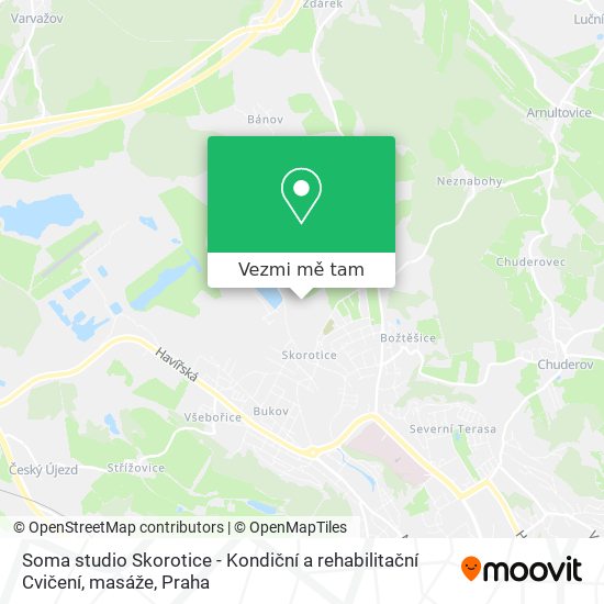 Soma studio Skorotice - Kondiční a rehabilitační Cvičení, masáže mapa