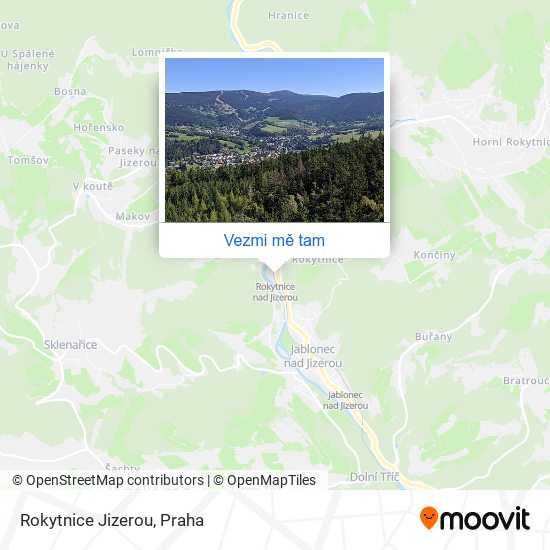 Rokytnice Jizerou mapa