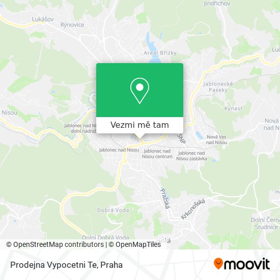 Prodejna Vypocetni Te mapa