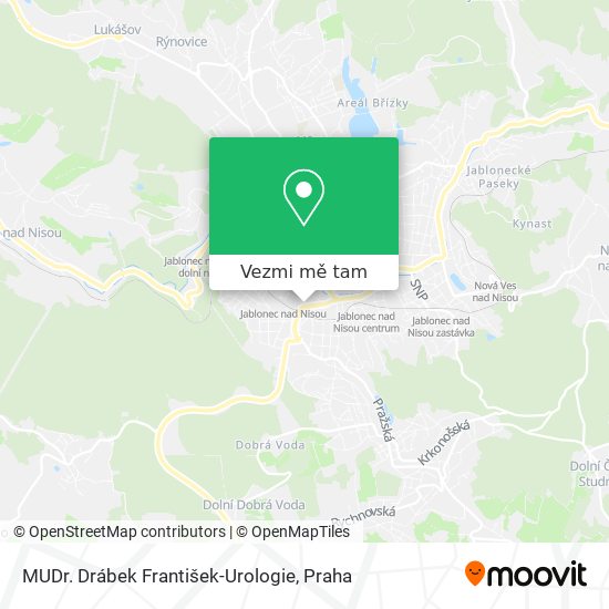 MUDr. Drábek František-Urologie mapa