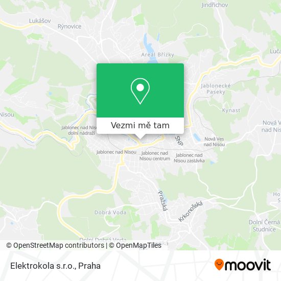 Elektrokola s.r.o. mapa