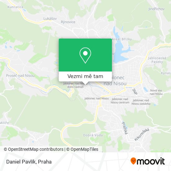 Daniel Pavlík mapa