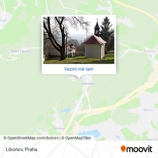 Liboňov mapa