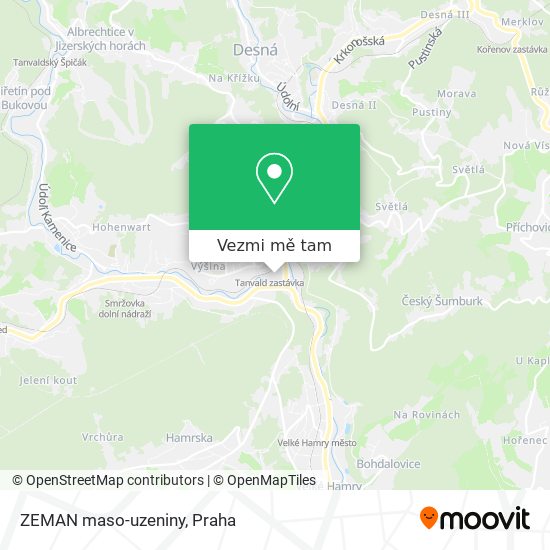 ZEMAN maso-uzeniny mapa