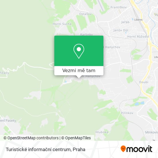 Turistické informační centrum mapa