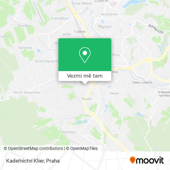 Kadeřnictví Klier mapa