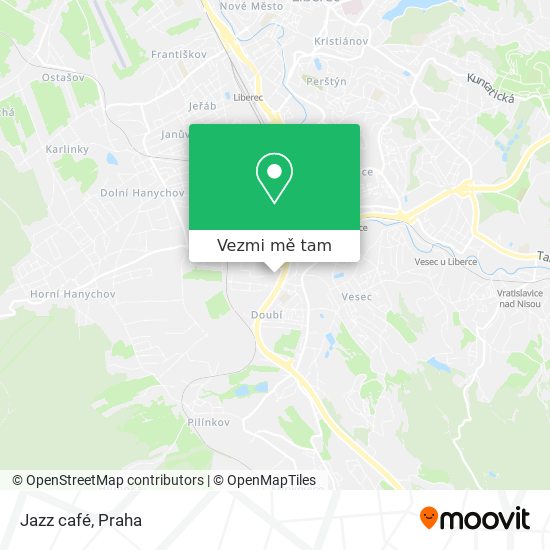 Jazz café mapa